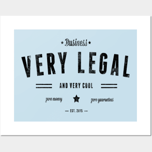 Very Legal & Very Cool - Business Posters and Art